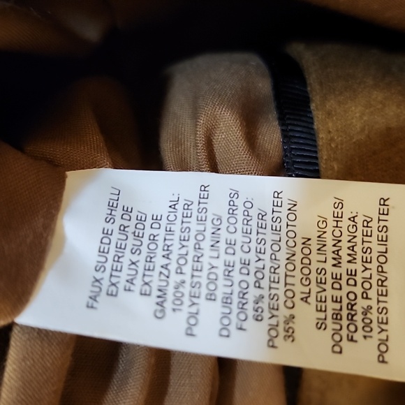 Lucky Brand Faux Suede Moto Jacket - Picture 12 of 16